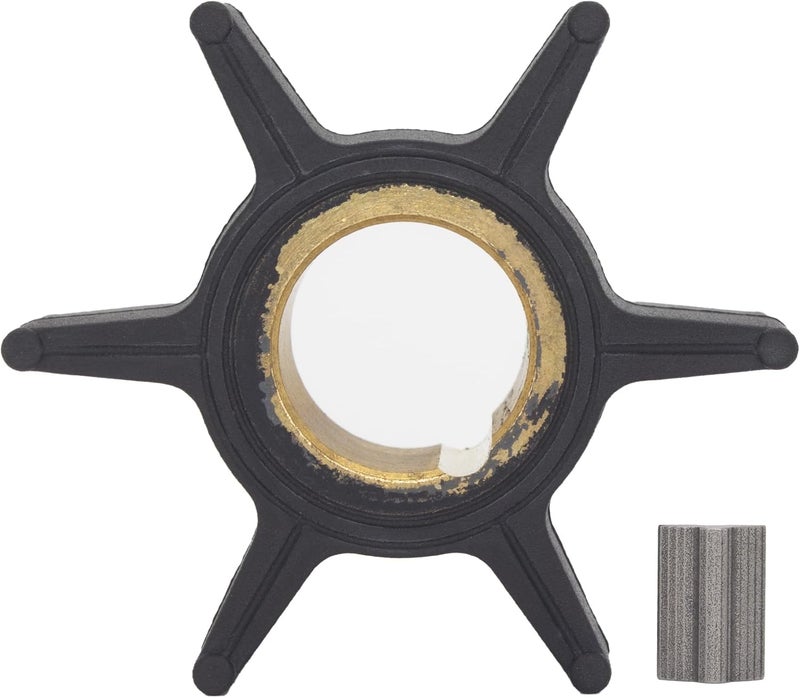 QUICKMARINER QuickMarine 89982 Water Pump Impeller Service Kit for Mercury Marine 20 HP Outboard Motor Replacement 47-89982 47-56780 47-65958 Sierra 18-3052 with Key - Image 5